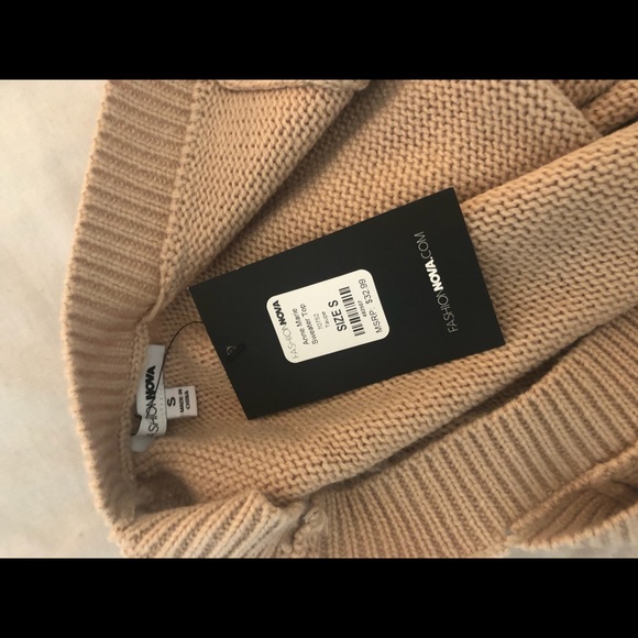 Fashion Nova Sweater Top S - Picture 4 of 4